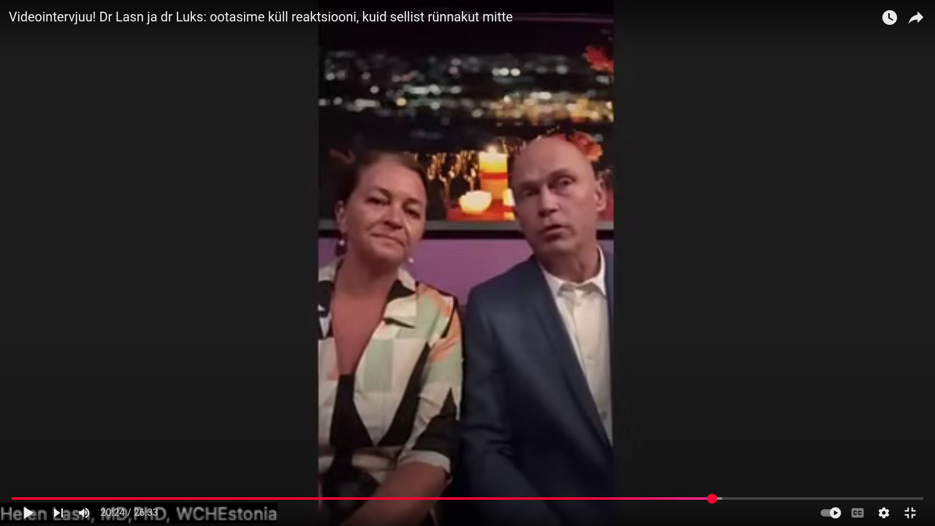 Videointervjuu! Dr Lasn ja dr Luks: ootasime küll reaktsiooni, kuid sellist rünnakut mitte