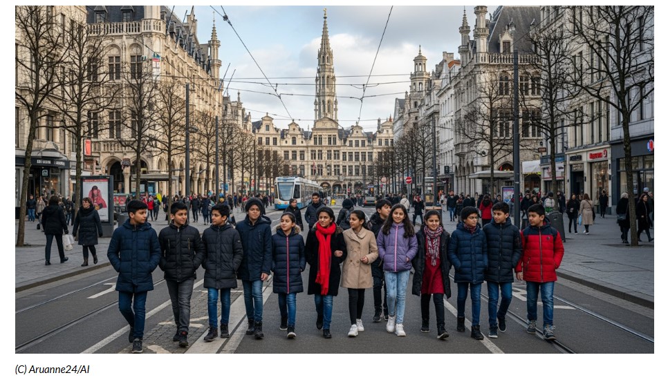 Rahvastiku vahetamine  reaalajas –Brüsselisse ei ole põlisrahvaste lapsi peaaegu üldse jäänud.